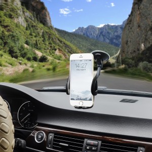 Nettech W17 Araç içi Yapışkan Etkili Telefon Tutucu (Siyah) NT-113953