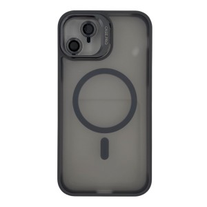 Nettech Apple iPhone 13 Uyumlu Armor Magsafe Arka Koruma Kılıf (Gri) NT-113910