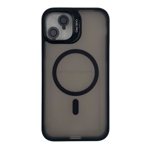 Nettech Apple iPhone 13 Uyumlu Armor Magsafe Arka Koruma Kılıf (Siyah) NT-113909
