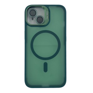 Nettech Apple iPhone 13 Uyumlu Armor Magsafe Arka Koruma Kılıf (Yeşil) NT-113962