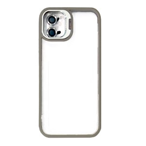 Nettech Apple iPhone 11 Uyumlu NT-N001 Kamera Korumalı Arka Koruma Kılıf (Gri) NT-113963