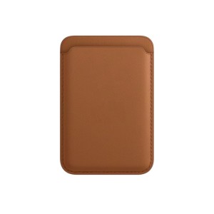 Nettech Telefon Mıknatıslı Deri Kartlık Cüzdan (Kahverengi) NT-114423