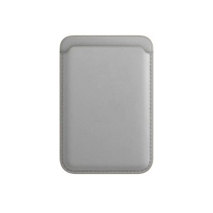Nettech Telefon Mıknatıslı Deri Kartlık Cüzdan (Gri) NT-114421