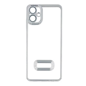 Nettech Samsung Galaxy A06 Uyumlu Round Silikon Seri Arka Koruma Kılıf (Gri) NT-114410