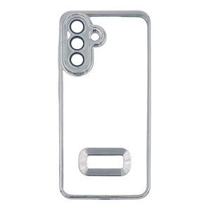 Nettech Samsung Galaxy A36 Uyumlu Round Silikon Seri Arka Koruma Kılıf (Gri) NT-114403