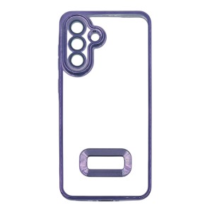 Nettech Samsung Galaxy A36 Uyumlu Round Silikon Seri Arka Koruma Kılıf (Mor) NT-114402