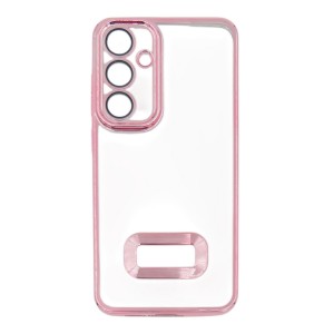 Nettech Samsung Galaxy S24 FE Uyumlu Round Silikon Seri Arka Koruma Kılıf (Pembe) NT-114418