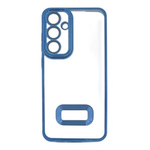 Nettech Samsung Galaxy S24 FE Uyumlu Round Silikon Seri Arka Koruma Kılıf (Mavi) NT-114414