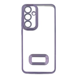 Nettech Samsung Galaxy S24 FE Uyumlu Round Silikon Seri Arka Koruma Kılıf (Mor) NT-114416