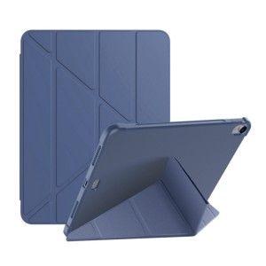 Nettech Apple iPad 10 Nesil 10.9 2022 Uyumlu Flip Prizma Seri Kapaklı Kılıf (Mavi Koyu) NT-114543