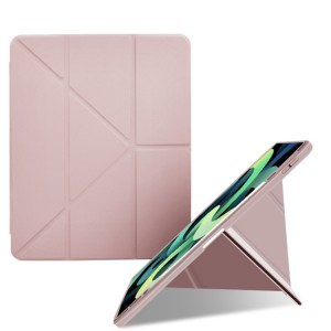 Nettech Apple iPad Air 11 2024 Uyumlu Flip Prizma Seri Kapaklı Kılıf (Pembe) NT-114535