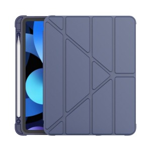Nettech Apple iPad Air 11 2024 Uyumlu Flip Prizma Seri Kapaklı Kılıf (Mavi Koyu) NT-114538