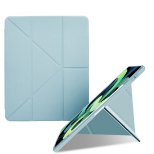 Nettech Apple iPad Air 11 2024 Uyumlu Flip Prizma Seri Kapaklı Kılıf (Açık Mavi) NT-114537