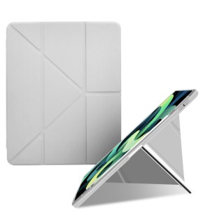 Nettech Apple iPad Air 11 2024 Uyumlu Flip Prizma Seri Kapaklı Kılıf (Gri) NT-111671