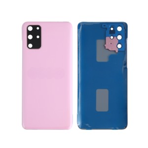 Teknonet Samsung Galaxy S20 Plus Uyumlu Kamera Camlı Batarya Kapağı (Pembe) NT-114577