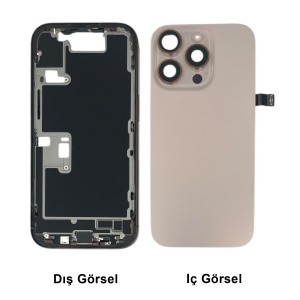 Teknonet Apple iPhone 16 Pro Uyumlu Dolu Kasa Çıkma (Çöl) NT-112216