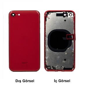 Teknonet Apple iPhone SE 2020 Uyumlu Boş Kasa (Kırmızı) NT-108574