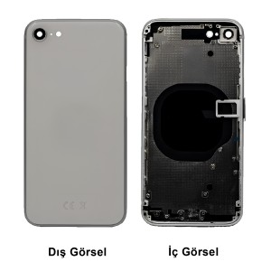 Teknonet Apple iPhone SE 2020 Uyumlu Boş Kasa (Beyaz) NT-108573