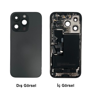 Teknonet Apple iPhone 14 Pro Uyumlu Dolu Kasa Çıkma (Siyah) NT-103422