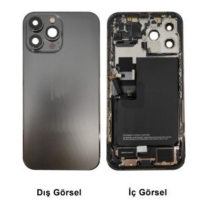Teknonet Apple iPhone 13 Pro Uyumlu Dolu Kasa Çıkma (Siyah) NT-102629