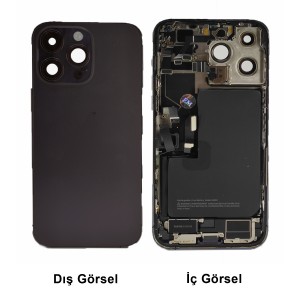 Teknonet Apple iPhone 14 Pro Max Uyumlu Dolu Kasa Çıkma (Siyah) NT-102024