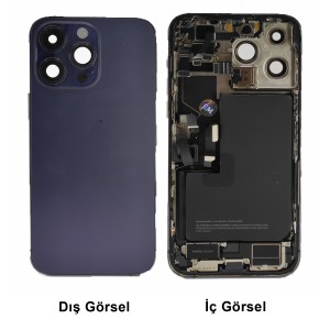 Teknonet Apple iPhone 14 Pro Max Uyumlu Dolu Kasa Çıkma (Mor) NT-99129