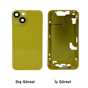 Teknonet Apple iPhone 14 Uyumlu Boş Kasa (Sarı) NT-105077