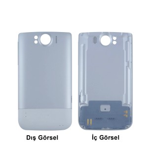 Teknonet HTC Sensation Xl Uyumlu NT-2337 Batarya Kapağı (Gri) NT-2337