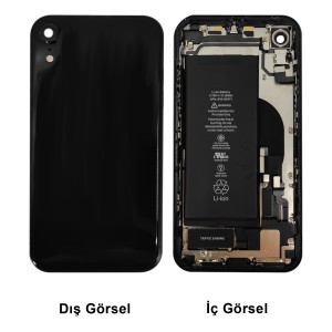 Teknonet Apple iPhone XR Uyumlu Dolu Kasa Çıkma (Siyah) NT-94663