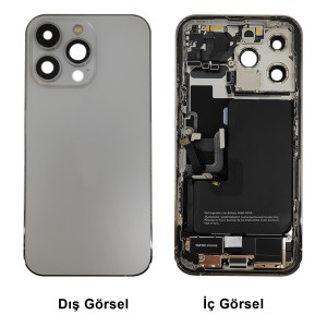 Teknonet Apple iPhone 13 Pro Uyumlu Dolu Kasa Çıkma (Beyaz) NT-94662