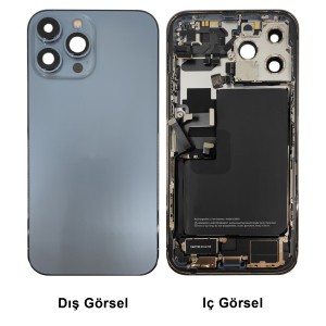 Teknonet Apple iPhone 13 Pro Max Uyumlu Dolu Kasa Çıkma (Mavi) NT-94658