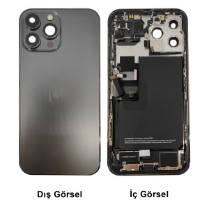 Teknonet Apple iPhone 13 Pro Max Uyumlu Dolu Kasa Çıkma (Siyah) NT-94657