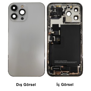 Teknonet Apple iPhone 13 Pro Max Uyumlu Dolu Kasa Çıkma (Beyaz) NT-94656