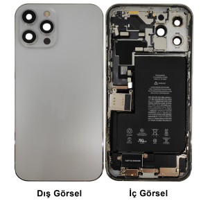 Teknonet Apple iPhone 12 Pro Max Uyumlu Dolu Kasa Çıkma (Beyaz) NT-94644