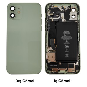 Teknonet Apple iPhone 12 Uyumlu Dolu Kasa Çıkma (Yeşil) NT-94643