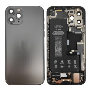Teknonet Apple iPhone 11 Pro Uyumlu Batarya Kapaklı Dolu Kasa (Siyah) NT-94639