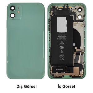 Teknonet Apple iPhone 11 Uyumlu Dolu Kasa Çıkma (Yeşil) NT-94633