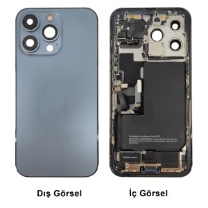 Teknonet Apple iPhone 13 Pro Uyumlu Dolu Kasa Çıkma (Sierra Mavisi) NT-93217