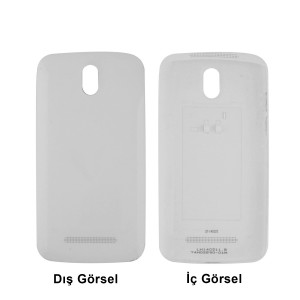 Teknonet HTC Desire 500 Uyumlu VR-7625 Batarya Kapağı (Beyaz) VR-7625