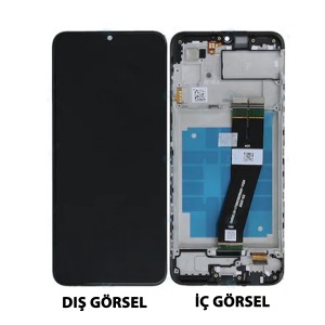 Teknonet Samsung Galaxy A03 Uyumlu Org Lcd+Dokunmatik+Çıtalı (Siyah) NT-101800