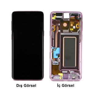 Teknonet Samsung Galaxy G960 S9 Uyumlu Org Lcd+Dokunmatik+Çıtalı (Mor) VR-20646