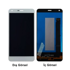 Teknonet Vestel Venüs V4 Uyumlu Org Lcd+Dokunmatik (Beyaz) VR-15493
