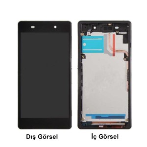 Teknonet Sony Xperia Z2 Uyumlu Org Lcd+Dokunmatik+Çıtalı (Siyah) VR-2900