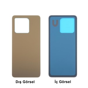Teknonet Xiaomi Mi 14T Uyumlu Batarya Kapağı (Gold) NT-114626
