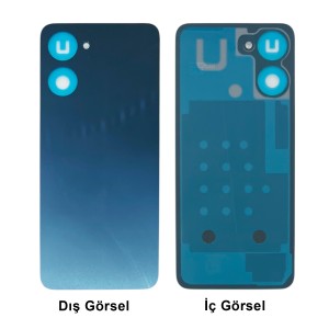Teknonet Realme 10 Uyumlu Batarya Kapağı (Siyah) NT-114644