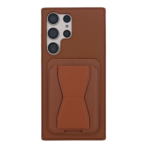 Nettech Samsung Galaxy S23 Ultra Uyumlu NT-N087 Arka Koruma Kılıf (Kahverengi) NT-114745