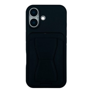 Nettech Apple iPhone 16 Uyumlu NT-N087 Arka Koruma Kılıf (Siyah) NT-114676