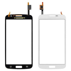 Teknonet Samsung Galaxy G7100 Grand 2 Uyumlu Dokunmatik Lens + Filmli (Beyaz) VR-5091