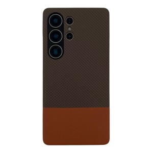 Nettech Samsung Galaxy S25 Ultra Uyumlu NT-N074 Arka Koruma Kılıf (Kahverengi) NT-113688