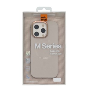 Nettech Apple iPhone 16 Pro Uyumlu NT-N072 Desenli Seri Arka Koruma Kılıf (Gold) NT-113606